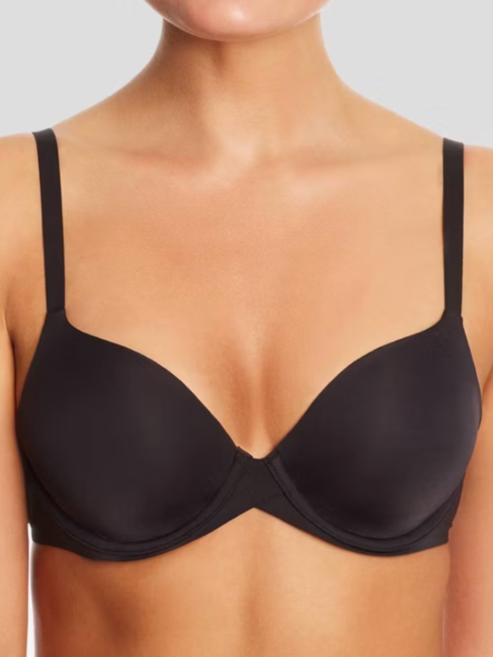 Maidenform One Fab Fit Everyday Modern Demi Underwire Bra Black